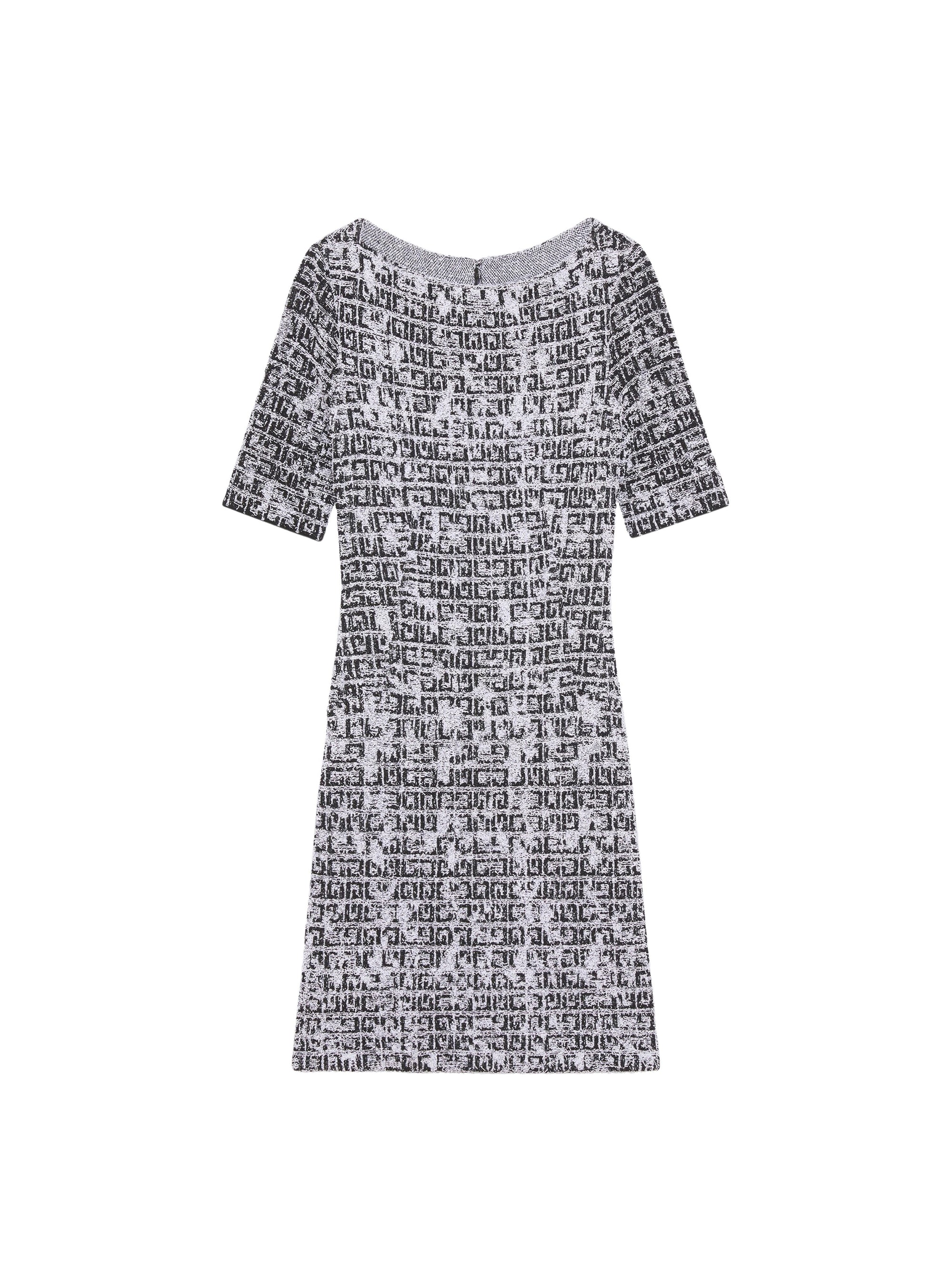 Robe en tweed - Black & White
