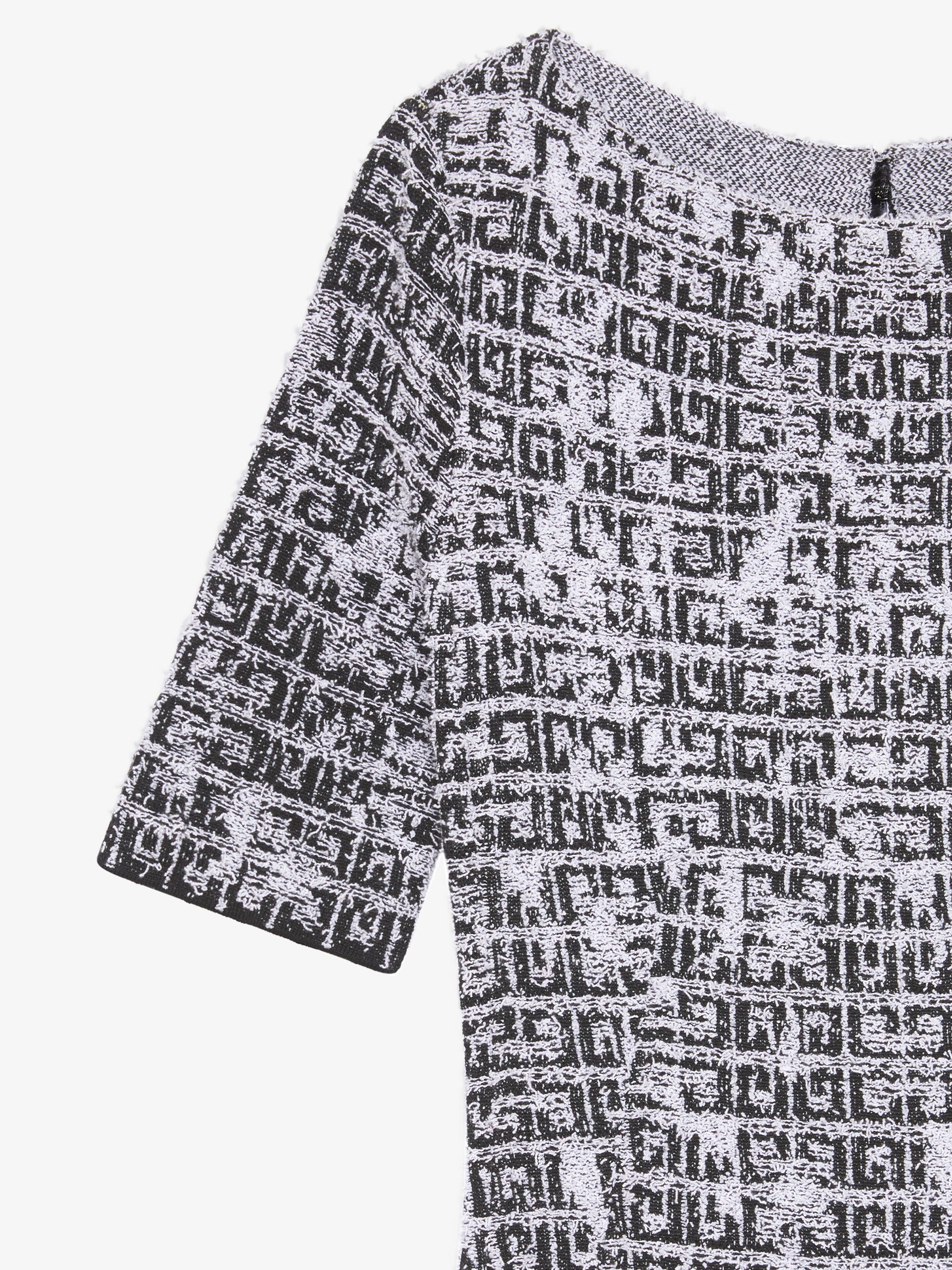 Robe en tweed - Black & White