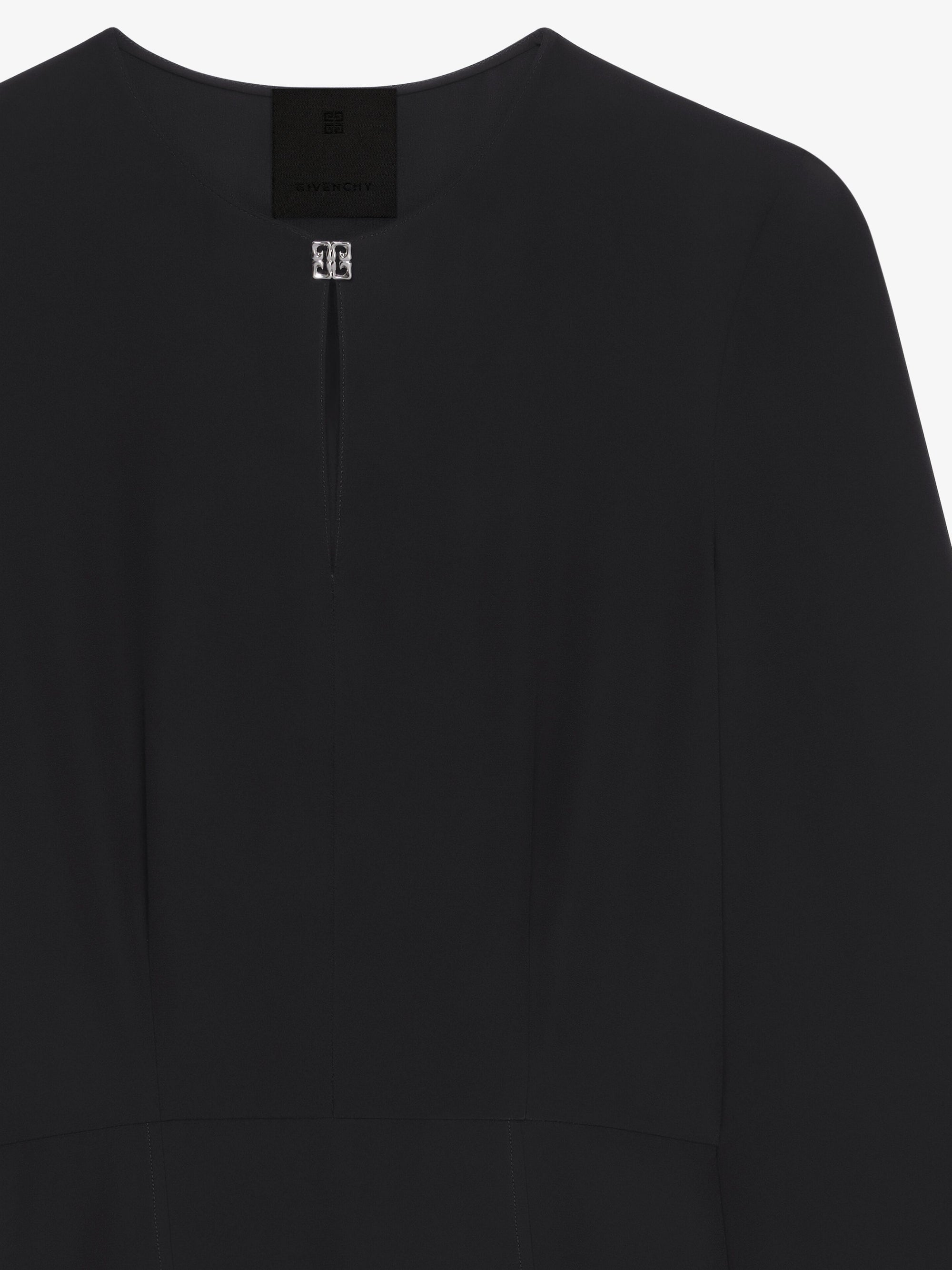 Robe à détail 4G Liquid - Black