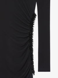 DRAPED ASYMMETRIC DRESS