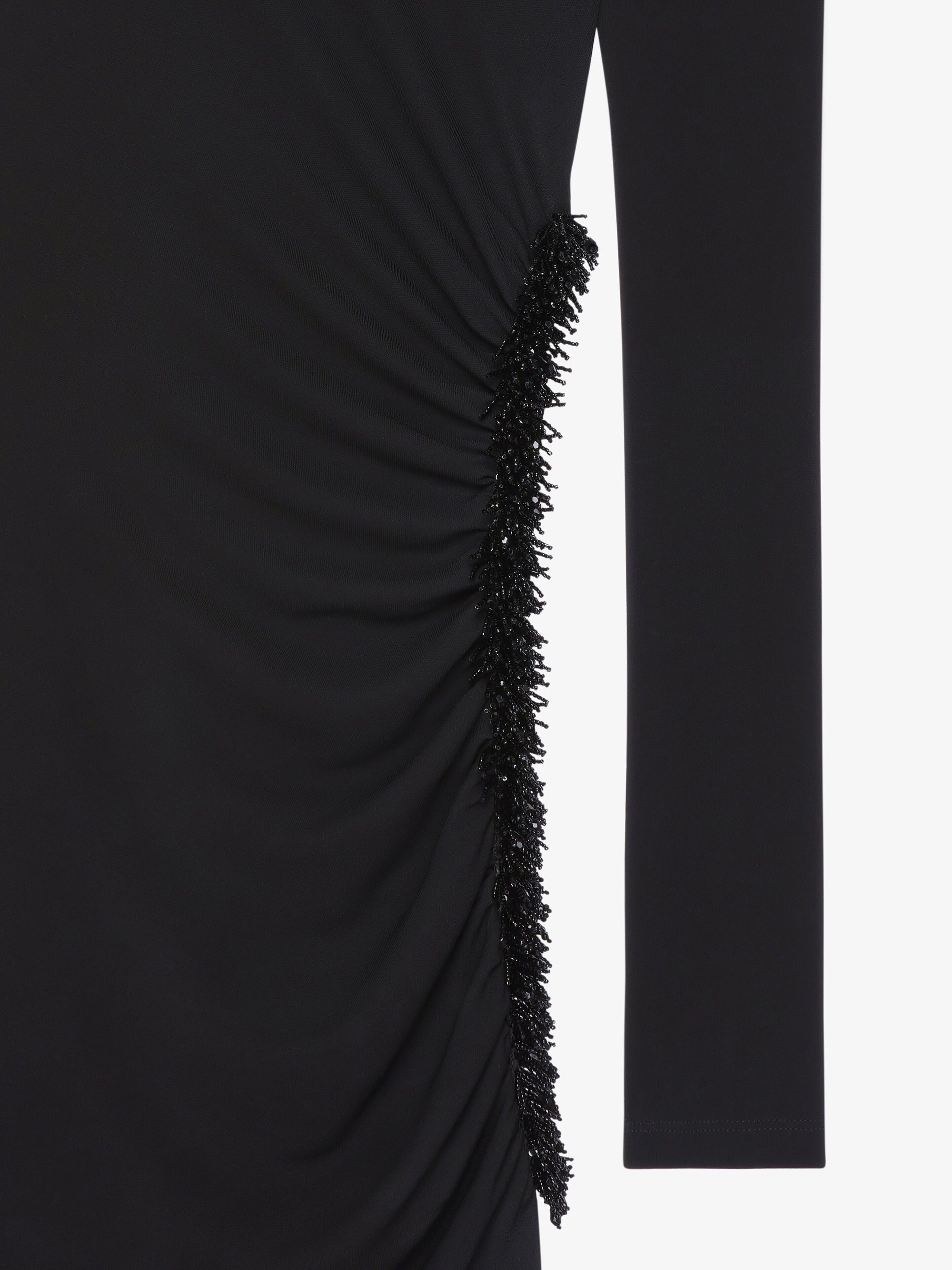 DRAPED ASYMMETRIC DRESS