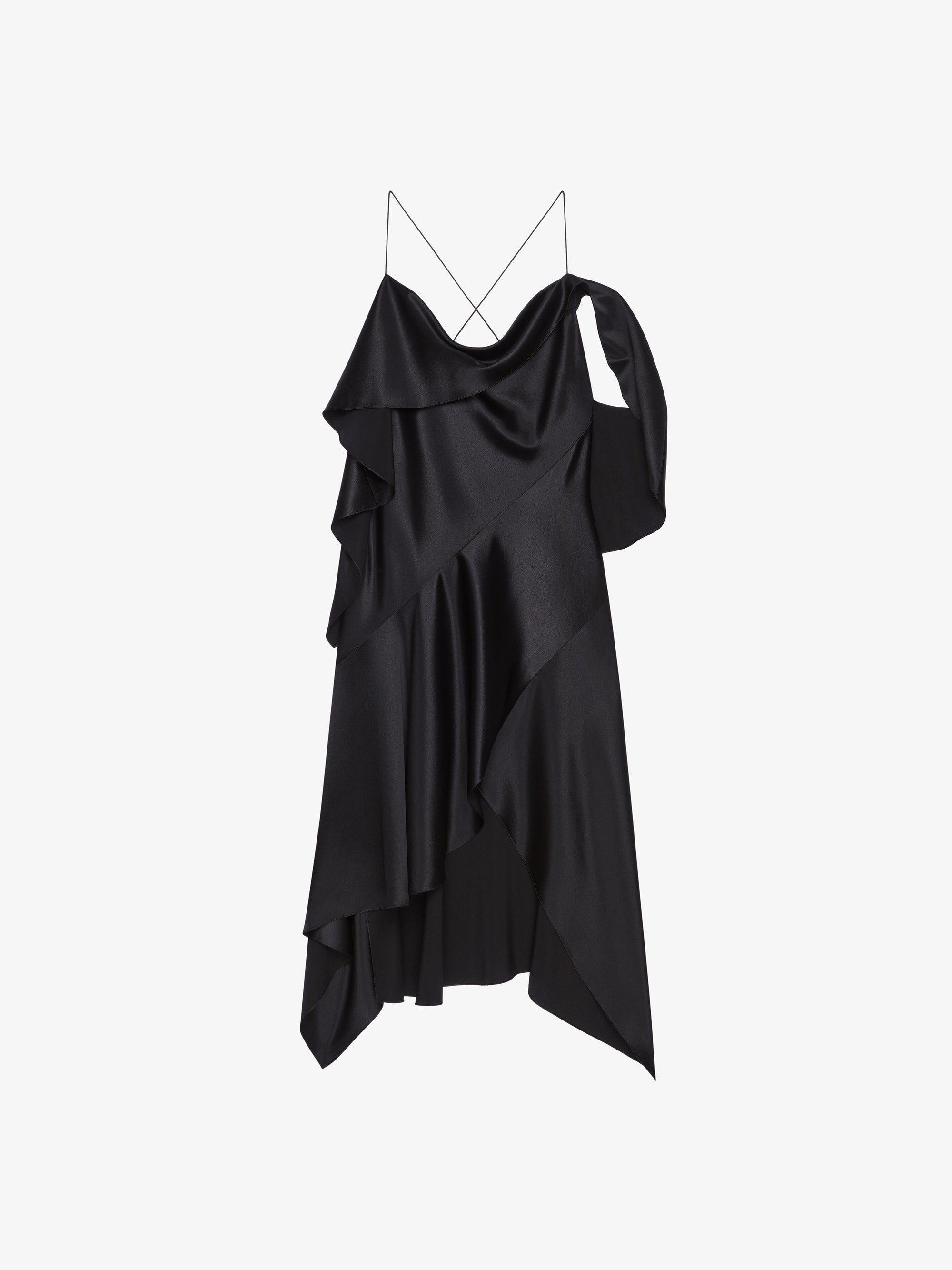 MIDI DRESS WITH STRAPES