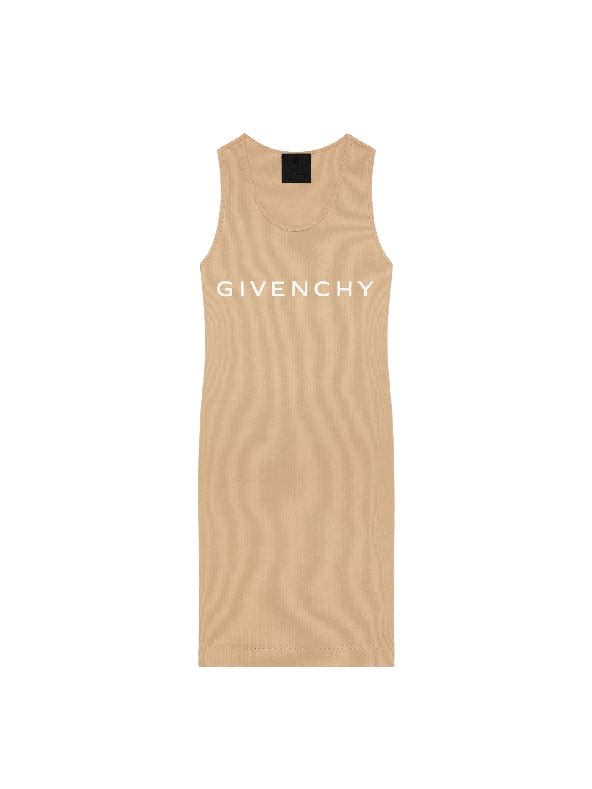 Robe débardeur à détail 4G - Beige Cappuccino