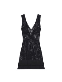 Robe en crochet - Black