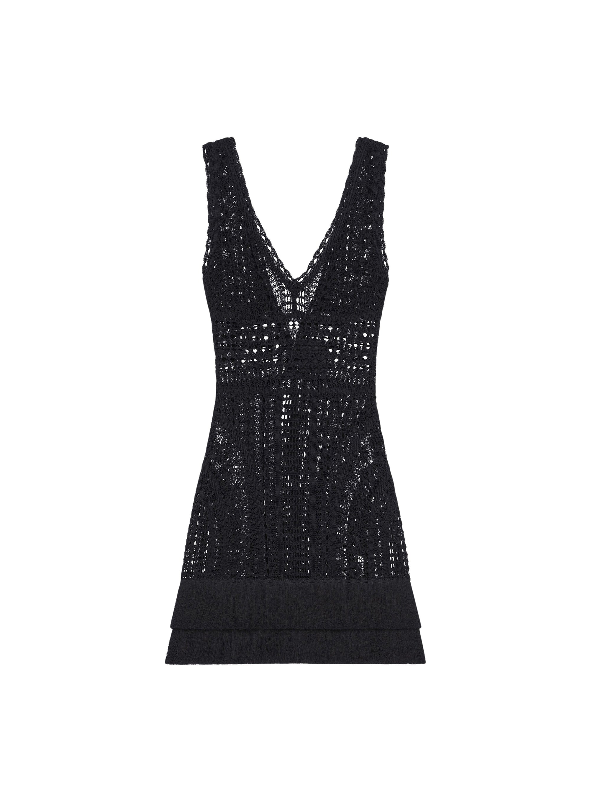 Robe en crochet - Black