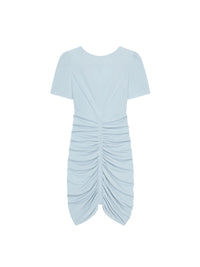 Ruched dress - Sky Blue