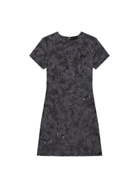 Robe Cat day en soie mélangée - Charcoal