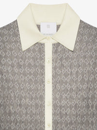 WOOL VISCOSE MONOGRAM 72 JACQUARD
