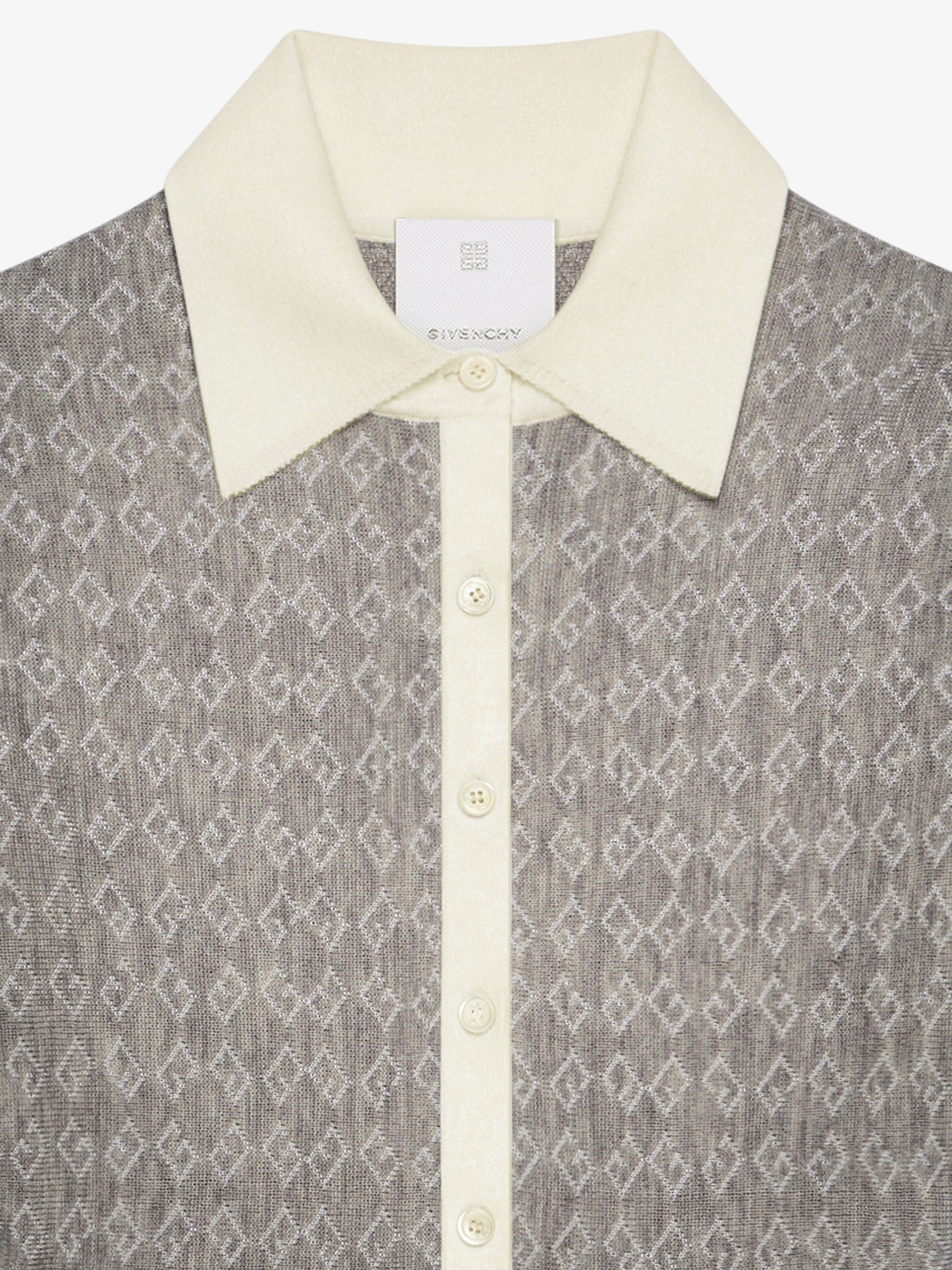 WOOL VISCOSE MONOGRAM 72 JACQUARD