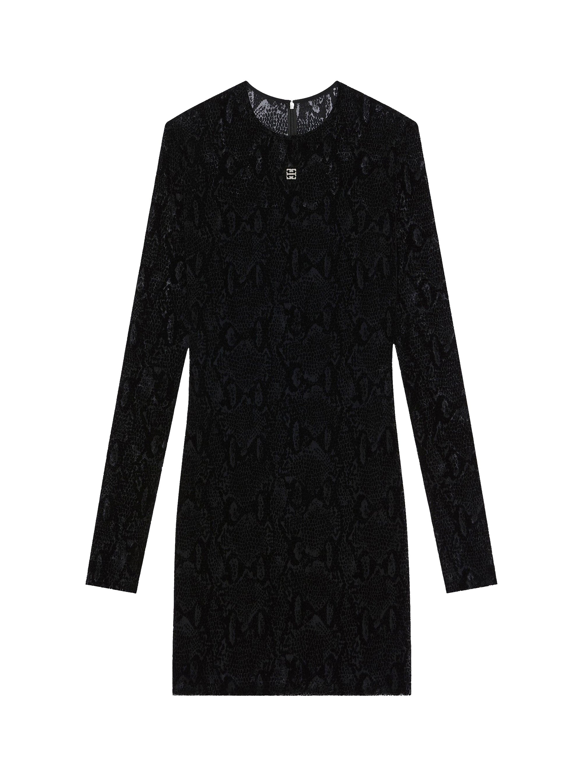 Robe courte en tulle - Black