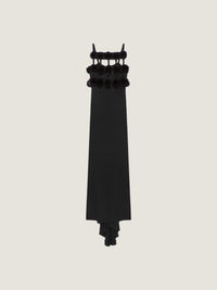 POMPON LONG DRESS