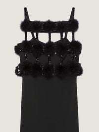 POMPON LONG DRESS