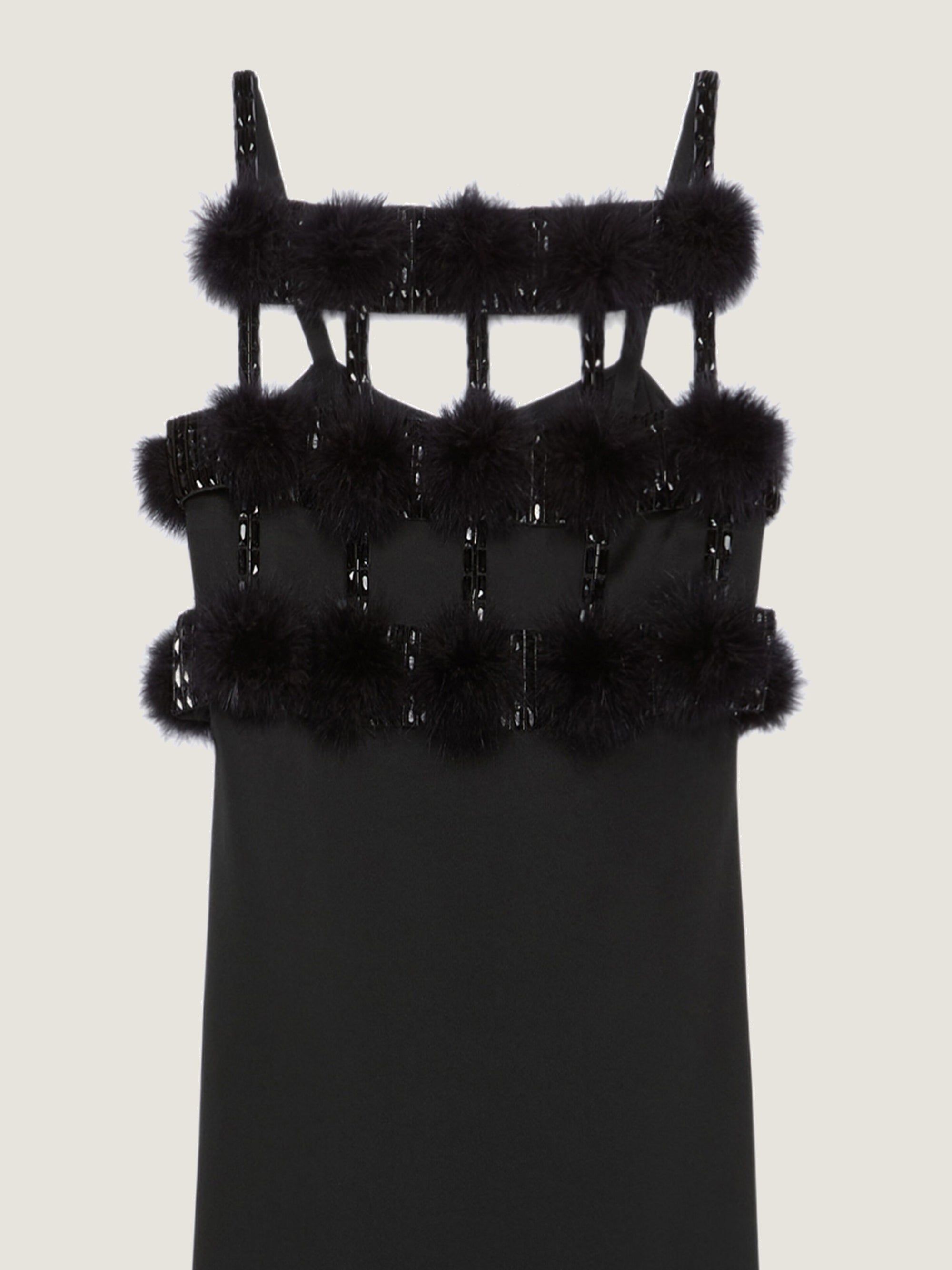 POMPON LONG DRESS