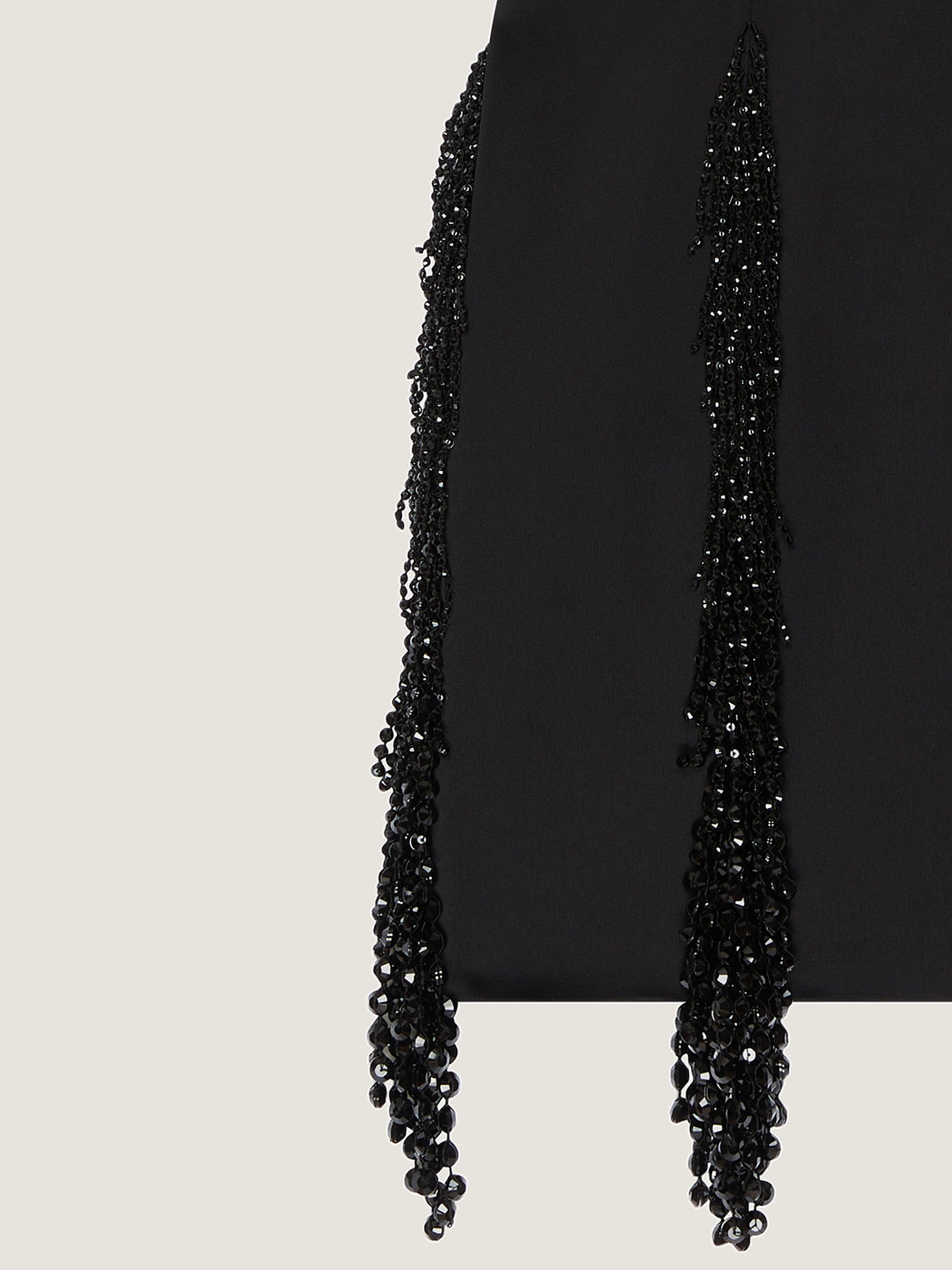 FRINGED CORSET DRESS