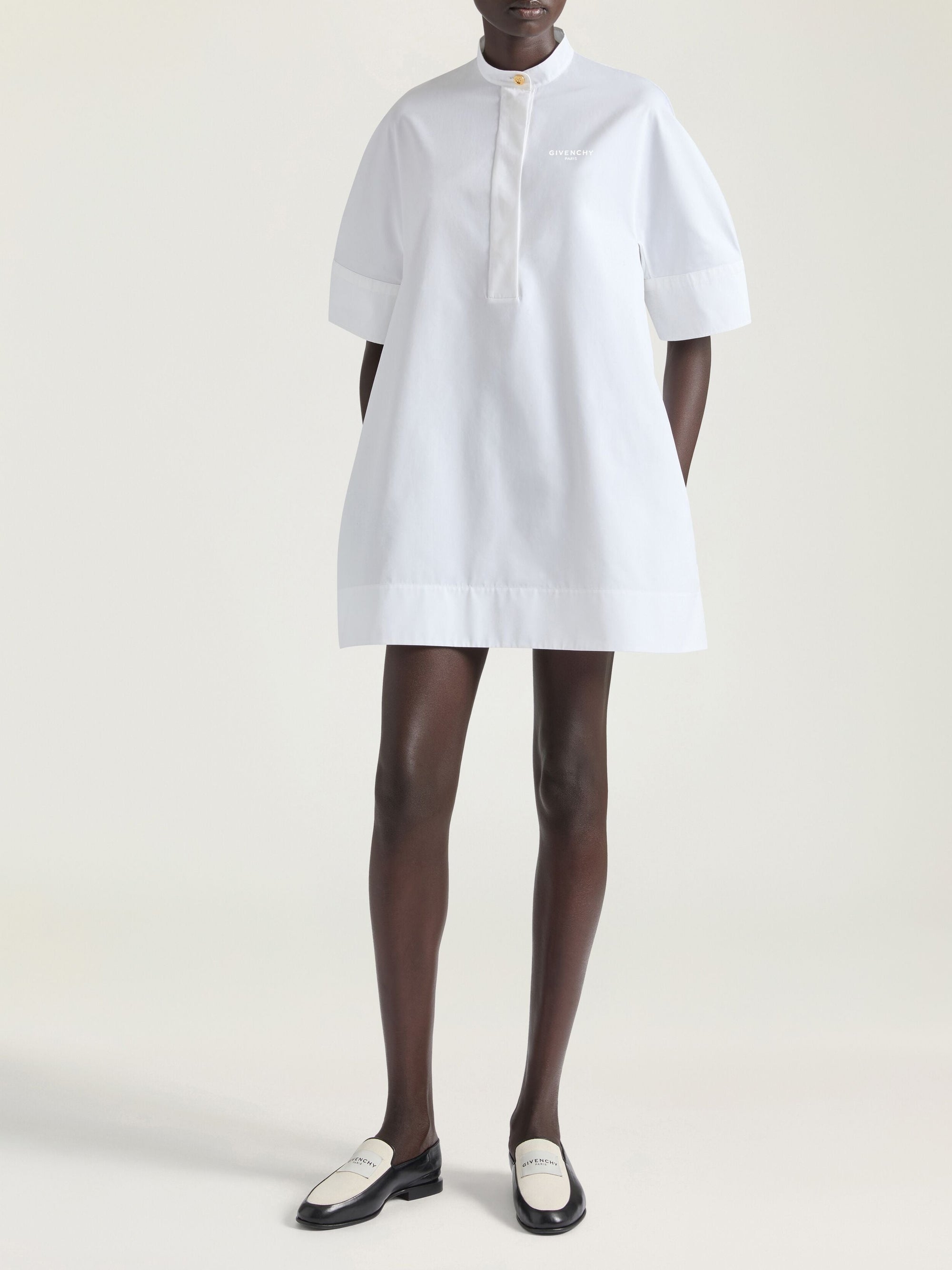 Robe mini trapèze - White
