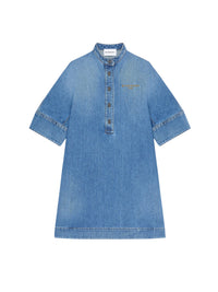 A-line mini dress - Medium Blue