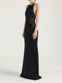 Backless evening dress - Black