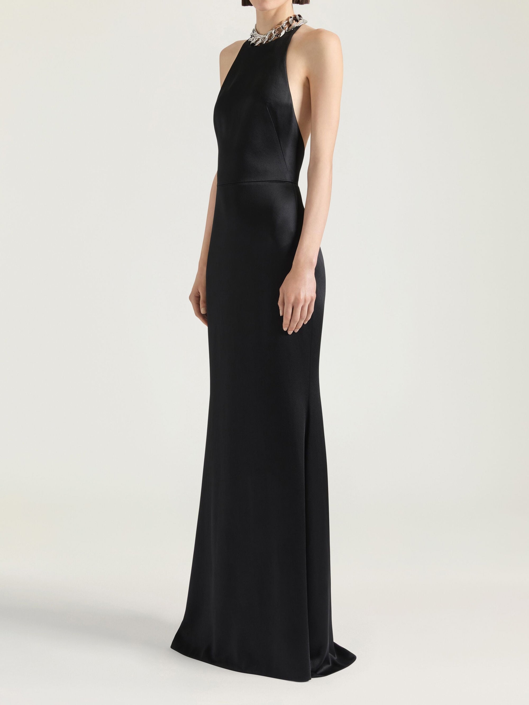 Backless evening dress - Black