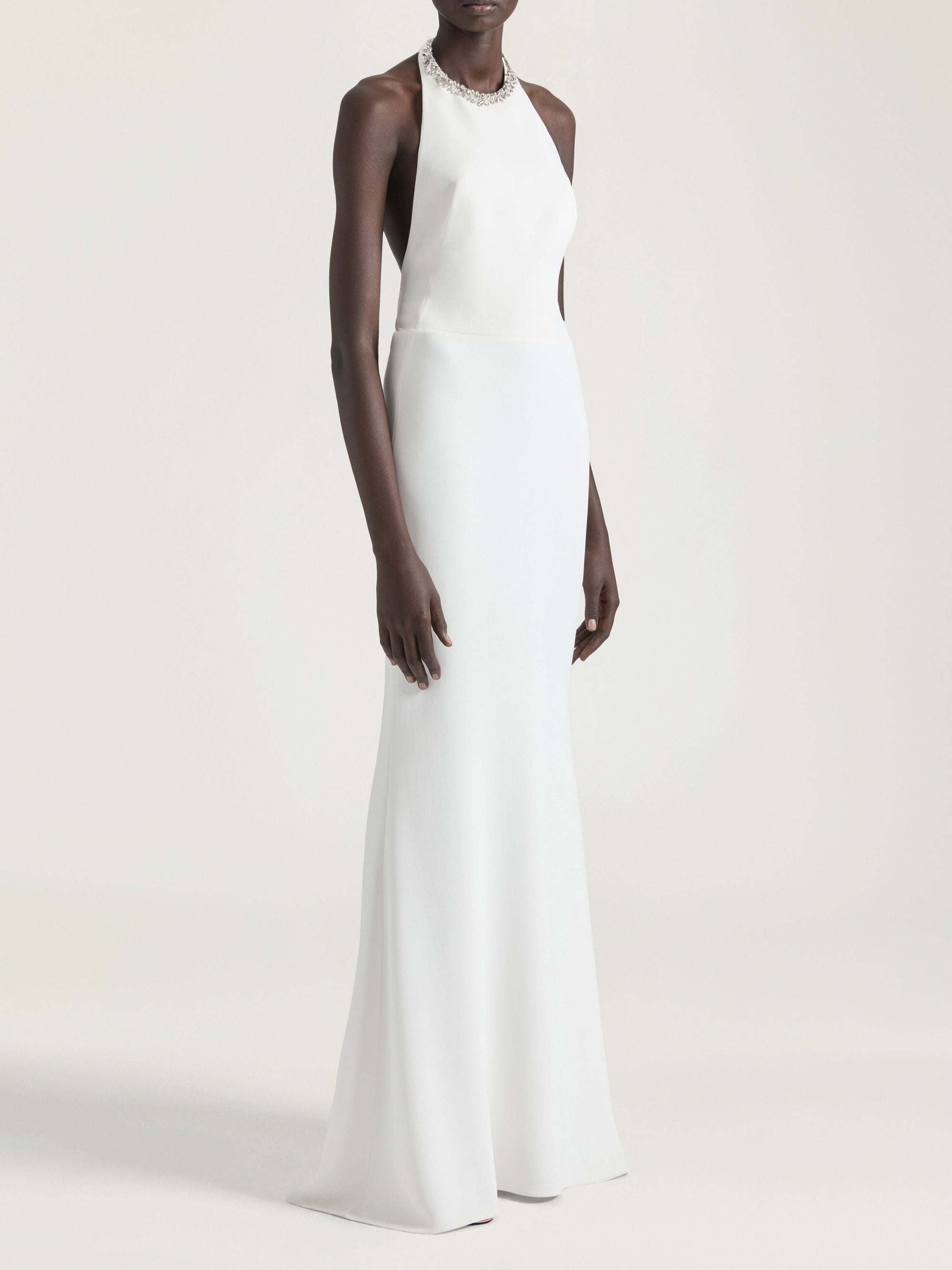 Backless evening dress – Ivory