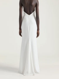 Backless evening dress – Ivory