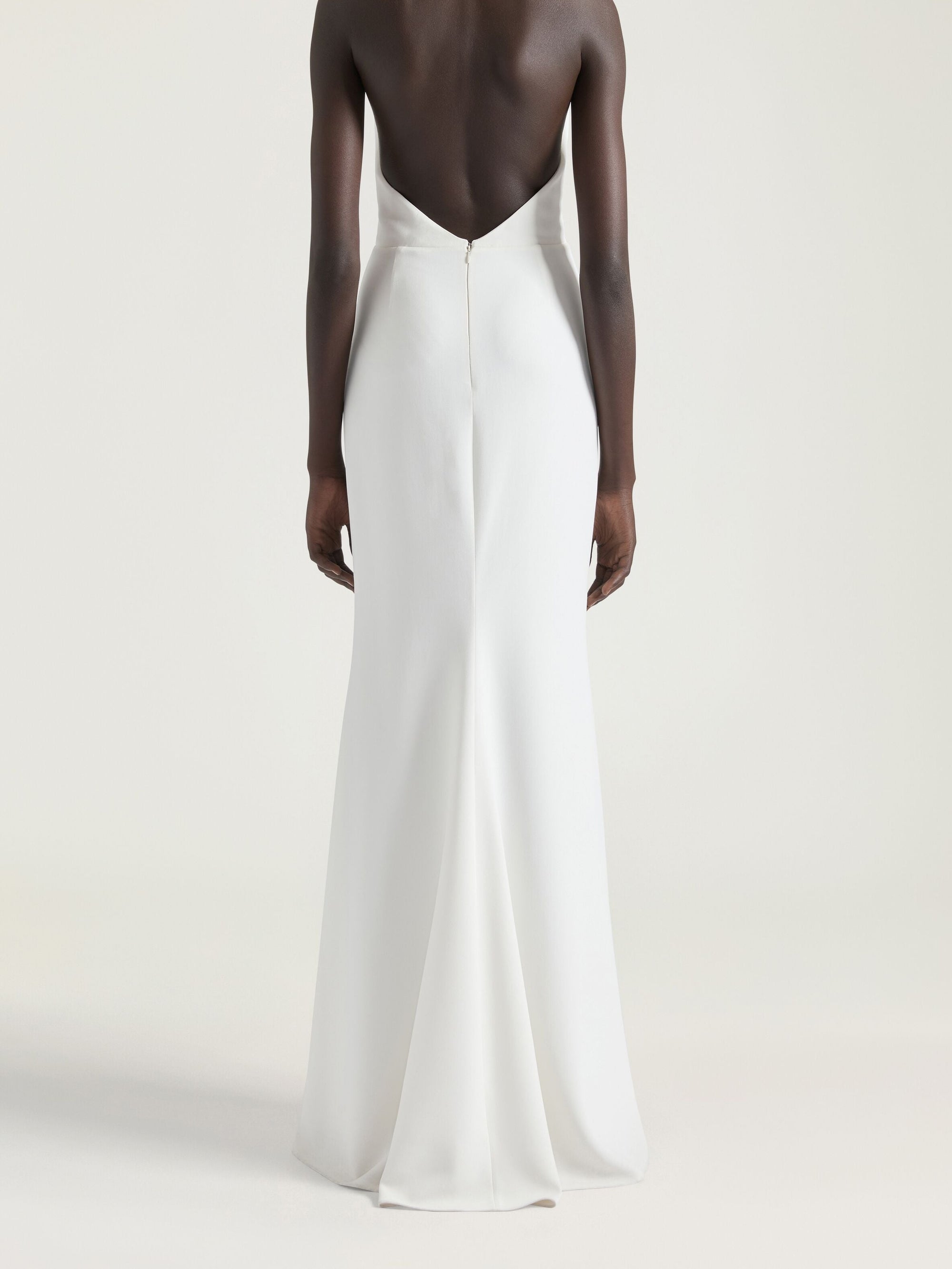 Backless evening dress – Ivory