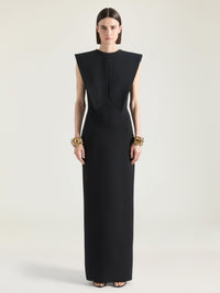 DRESS WITH DARTS DETAILING