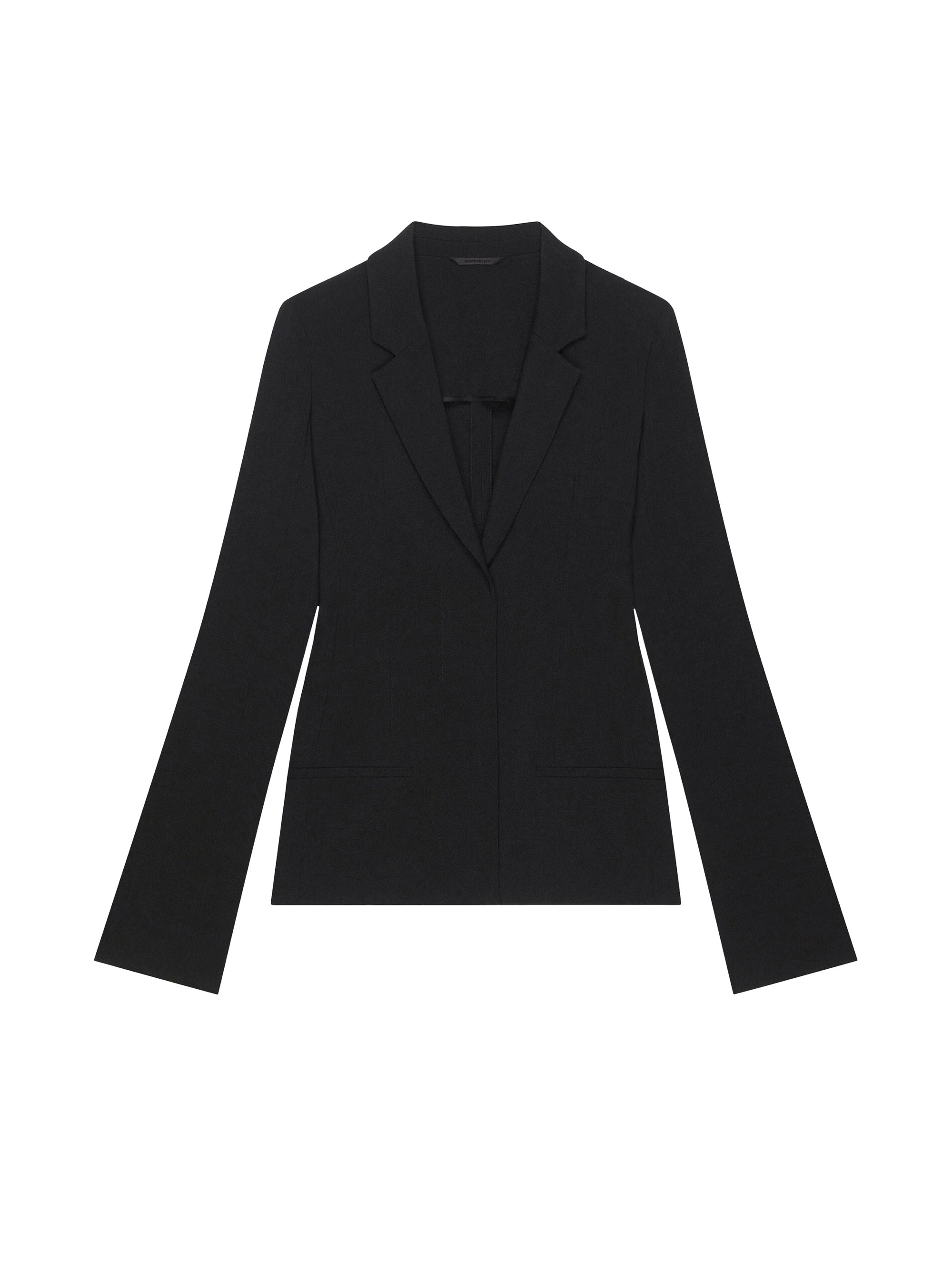 Veste à manches cloche en laine - Black