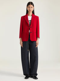 SINGLE BREASTED 2-BUTTON JACKET