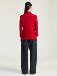 SINGLE BREASTED 2-BUTTON JACKET