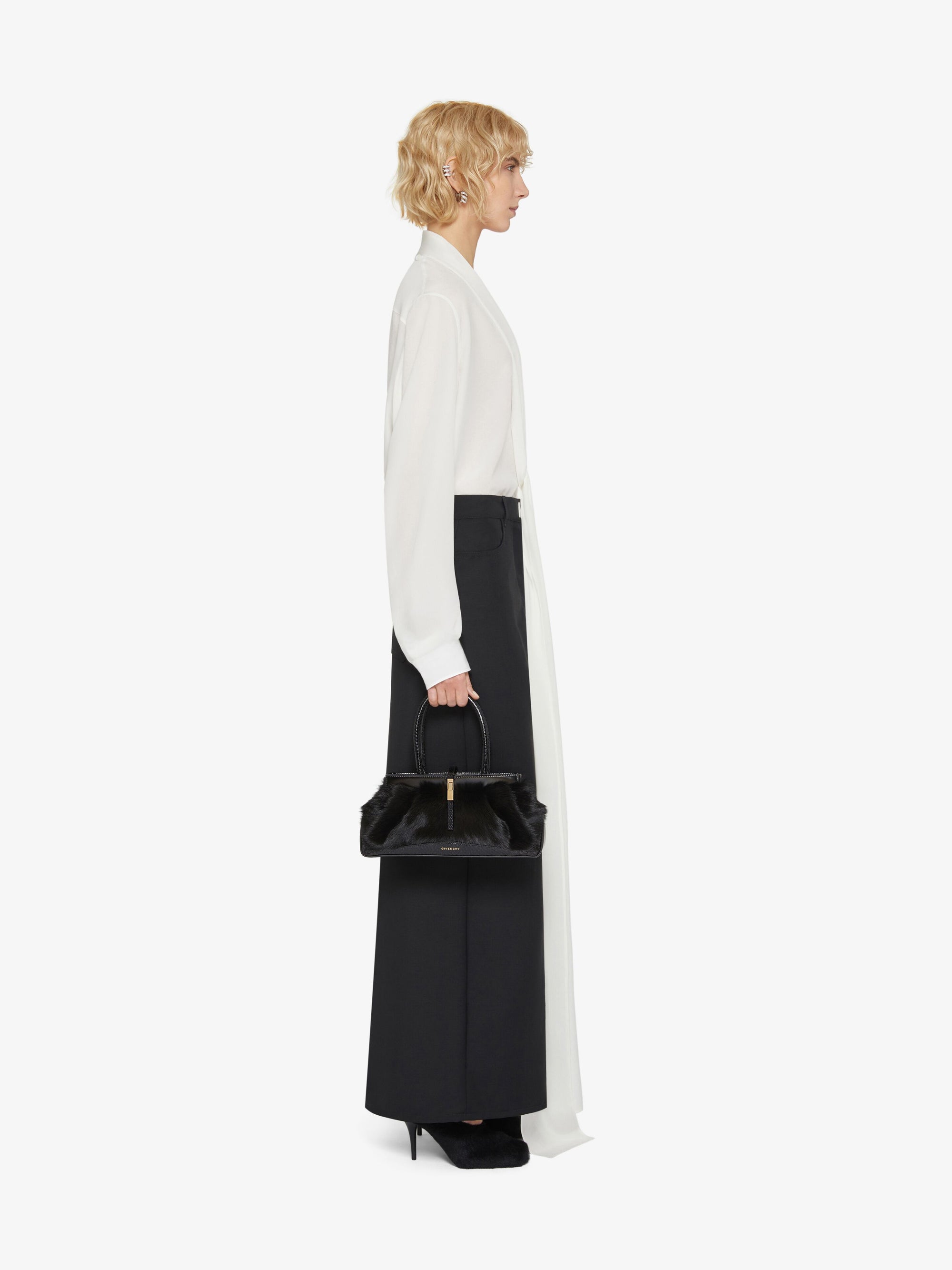 LONG SKIRT WITH FRONT SPLIT