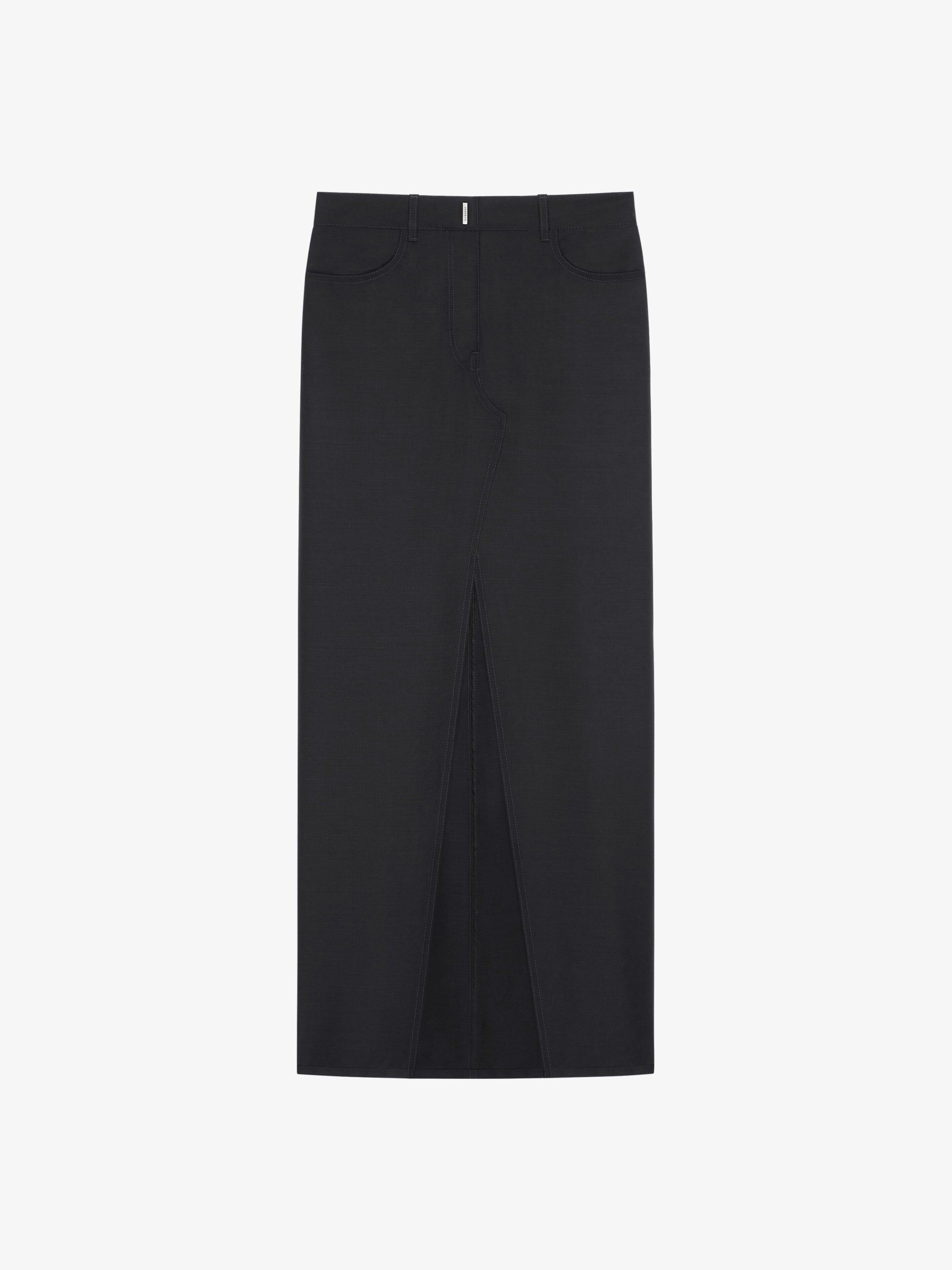 LONG SKIRT WITH FRONT SPLIT