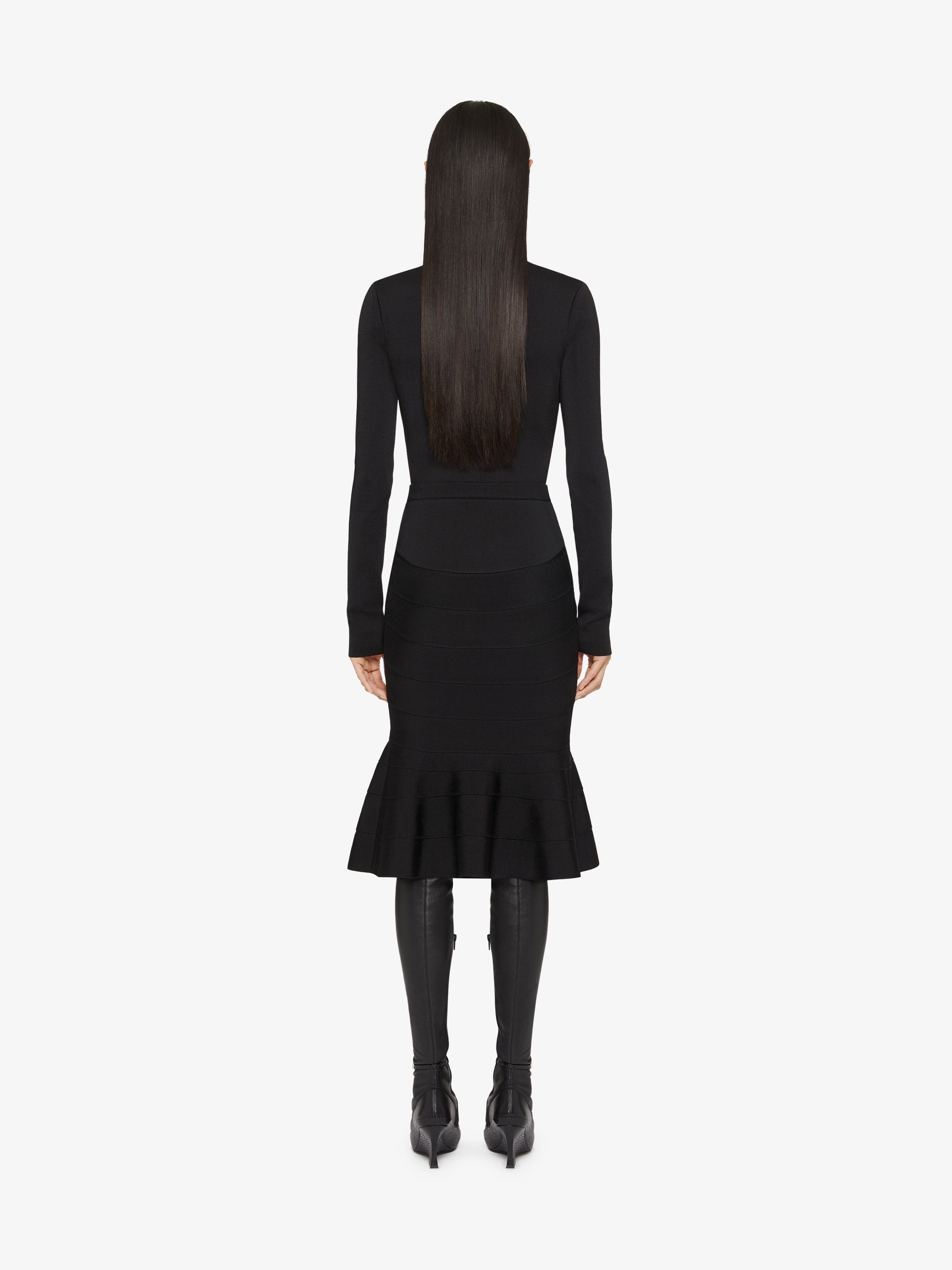 Jupe en maille - Black