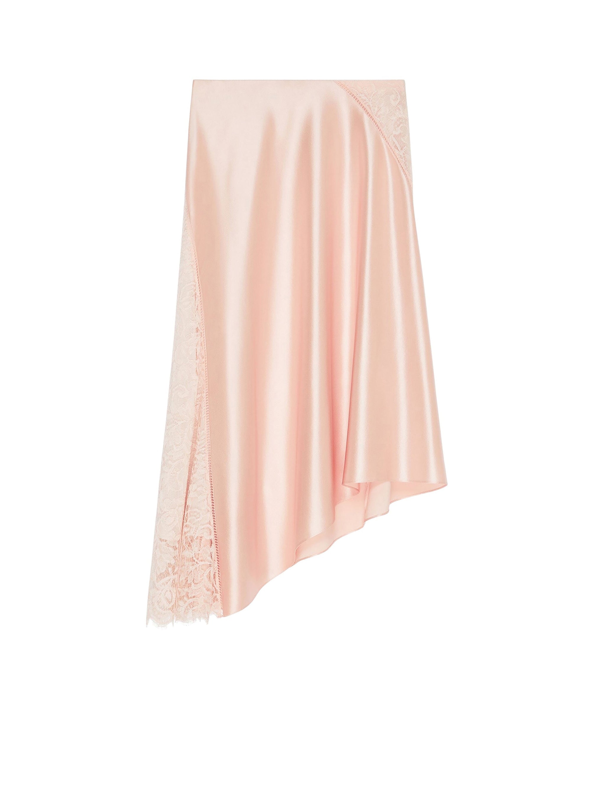 Jupe en satin et dentelle - Blush Pink