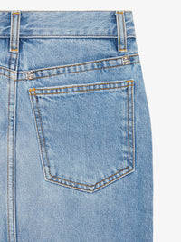 Jupe asymétrique en denim - Light Blue