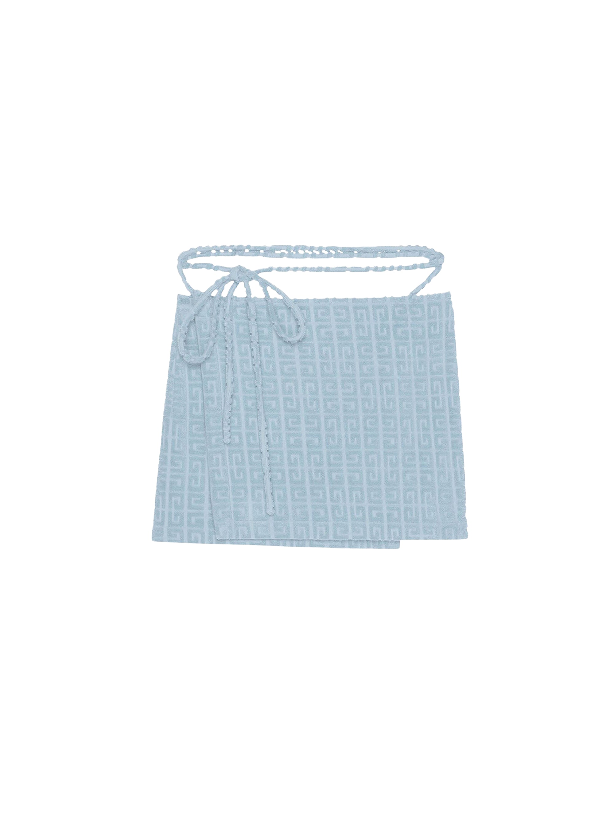 Wrap mini skirt - Sky Blue