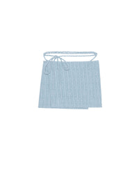 TOWELLING WRAP SKIRT