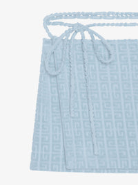 TOWELLING WRAP SKIRT