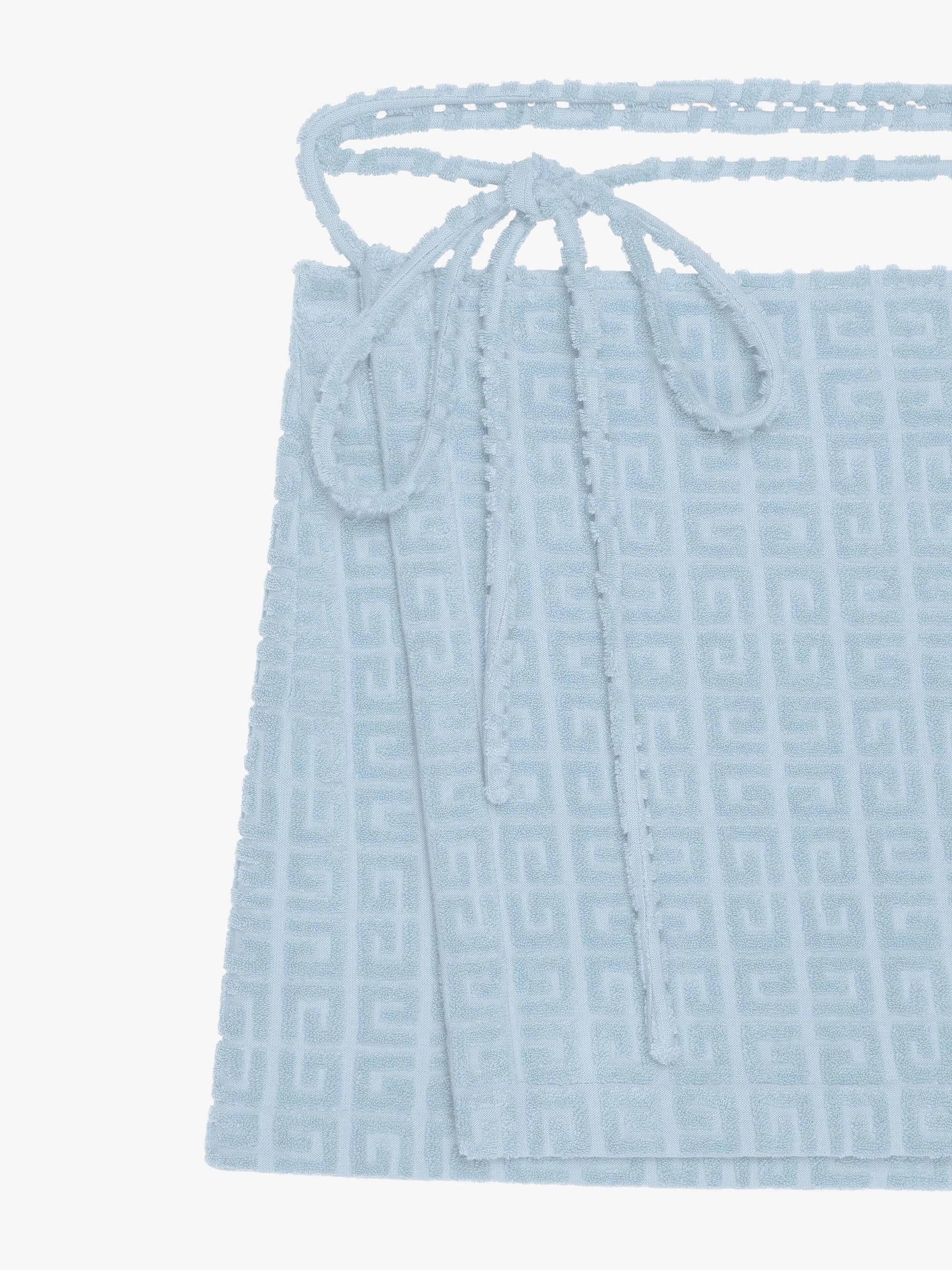 TOWELLING WRAP SKIRT