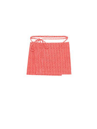TOWELLING WRAP SKIRT