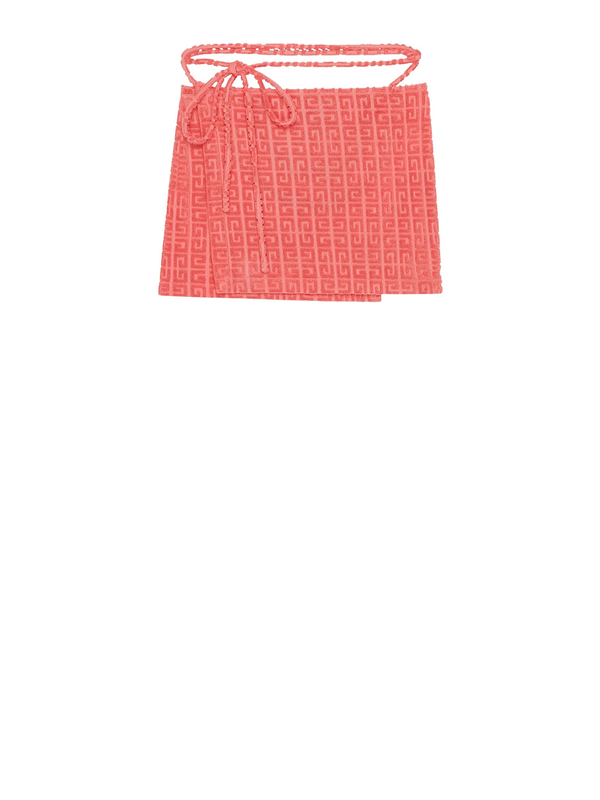 Mini jupe portefeuille - Coral