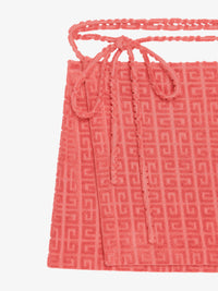 Mini jupe portefeuille - Coral