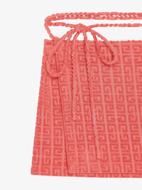 TOWELLING WRAP SKIRT