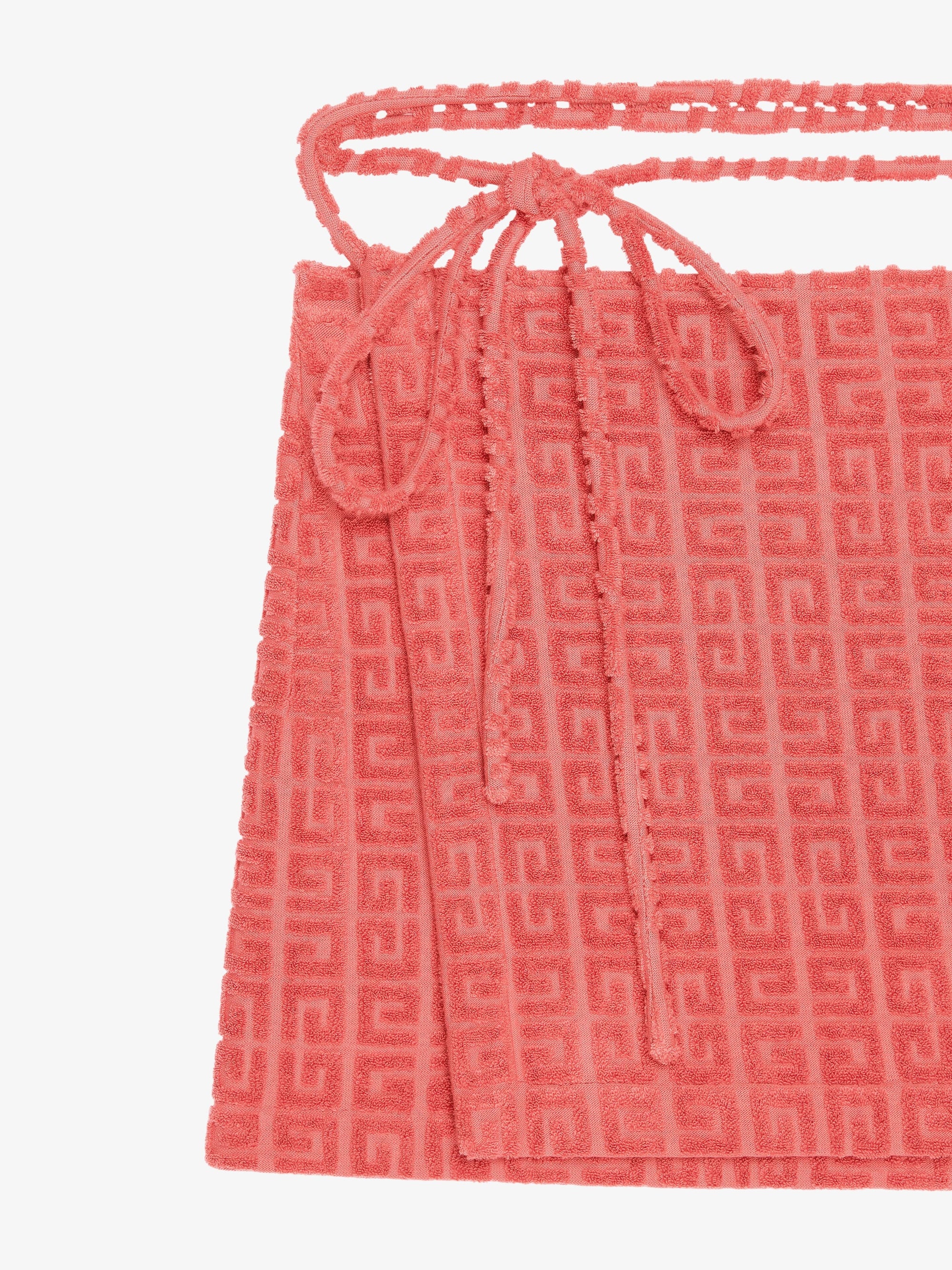 TOWELLING WRAP SKIRT