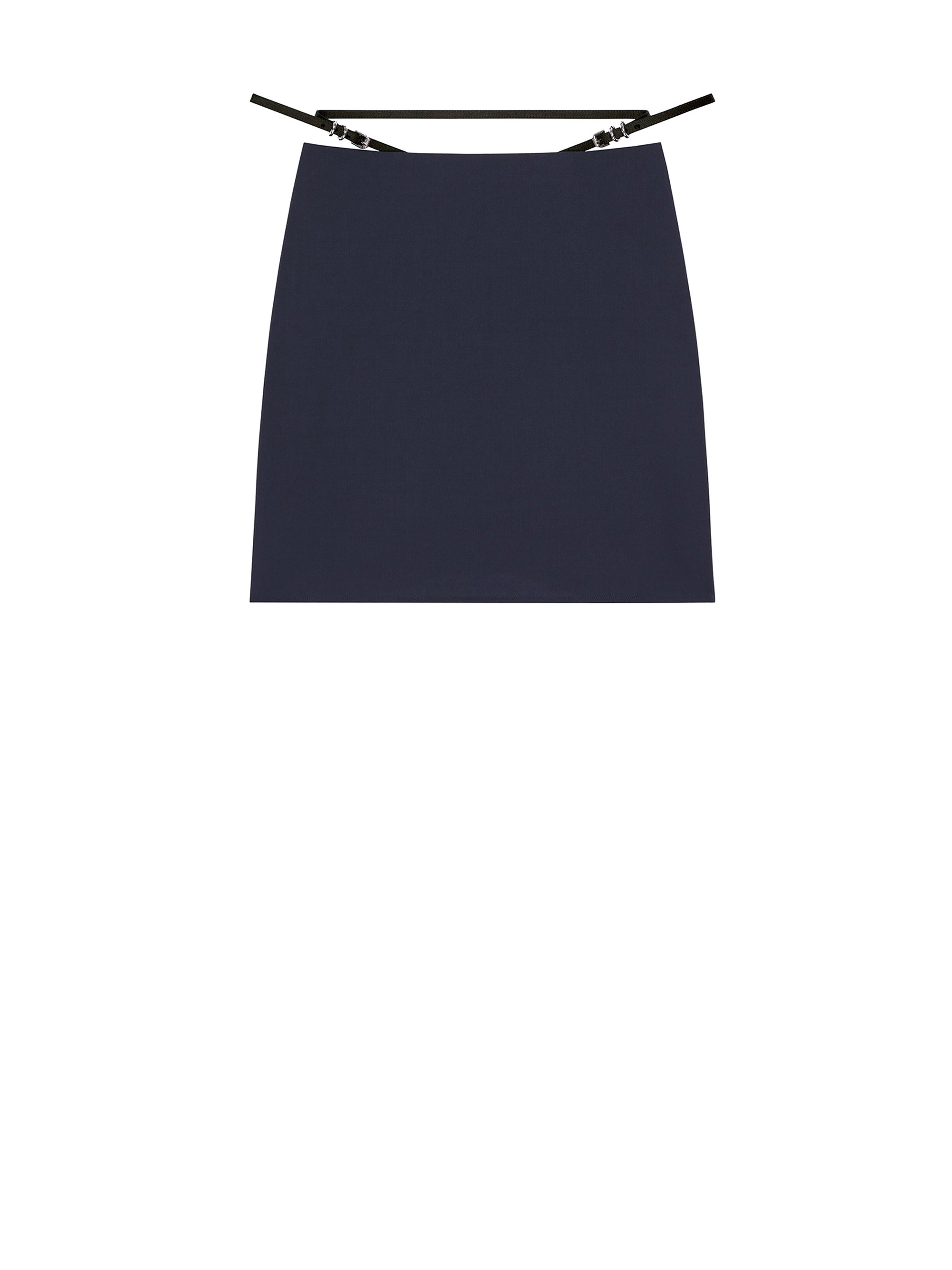 Jupe Voyou en laine - Night Blue