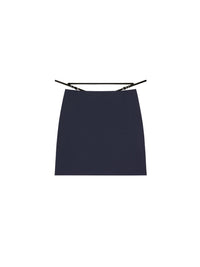 Jupe en laine - Night Blue