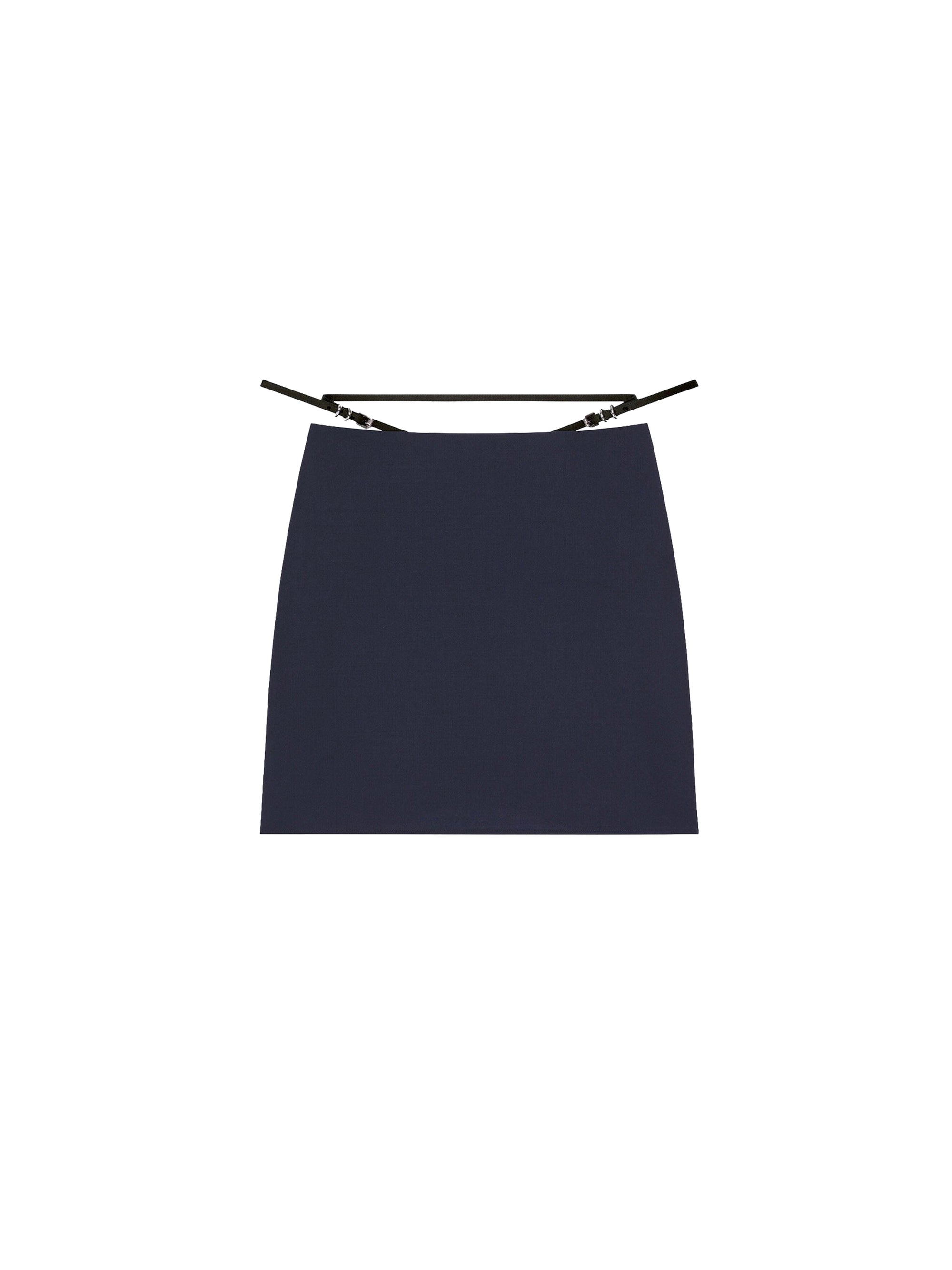 Jupe en laine - Night Blue