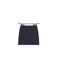 Jupe en laine - Night Blue