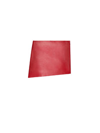 Mini-jupe asymétrique en cuir - Red