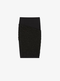 ASYMMETRIC DRAPE SKIRT
