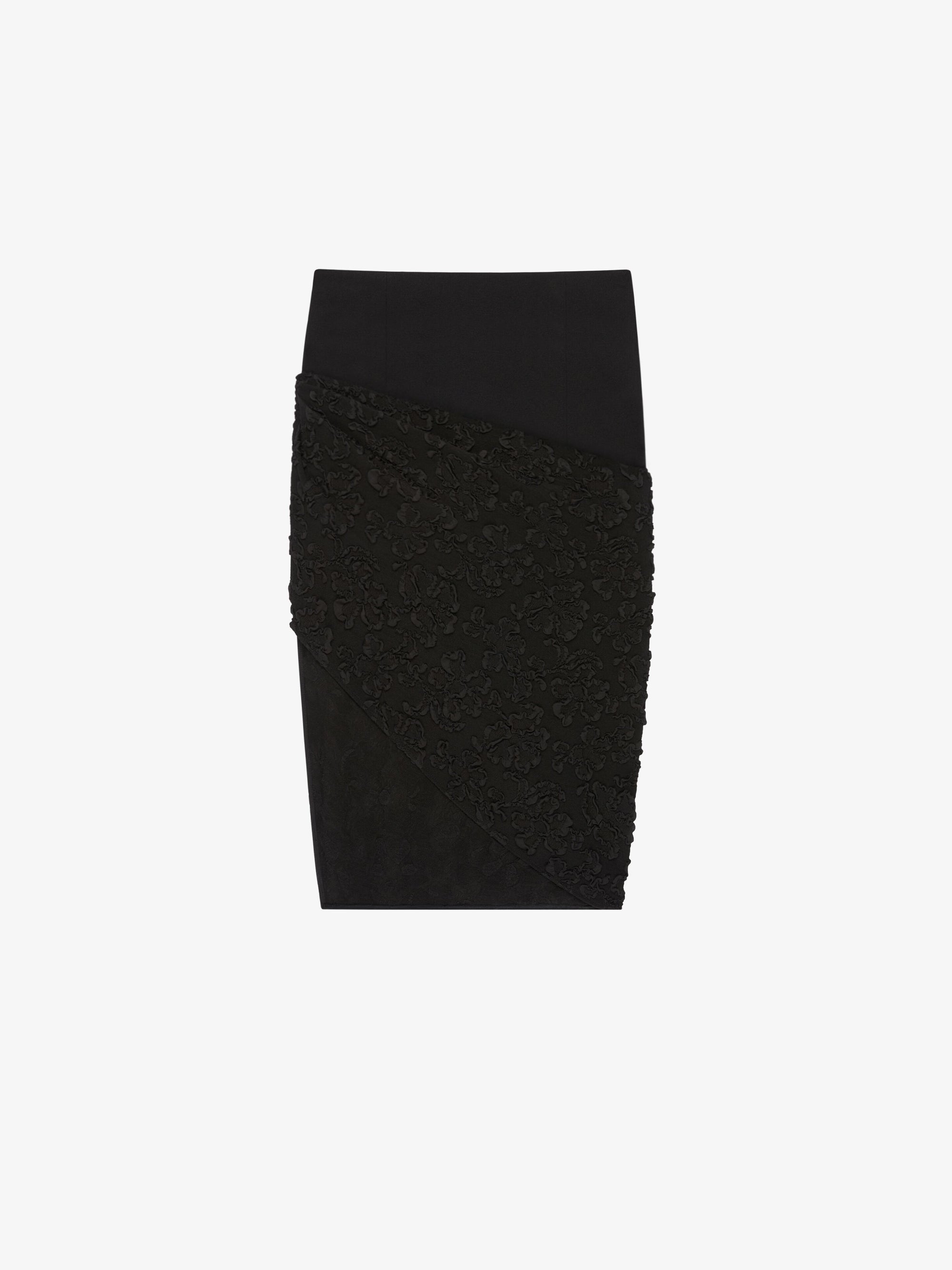 ASYMMETRIC DRAPE SKIRT